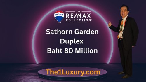 Sathorn Garden Duplex Luxury Penthouse with Panoramic View Price: Baht 80 Million